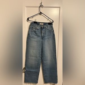 Madewell Jeans NWT 27T the perfect vintage wide leg crop